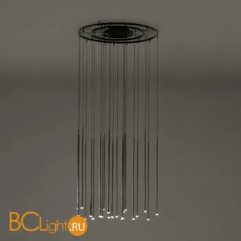 Подвесной светильник Vibia Slim 0940 04 /1B Black carbon fiber - Фото 0