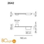 Потолочный светильник Vibia Structural 2642 21 /23 Grey D1 - Схема