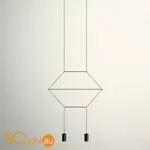 Подвесной светильник Vibia Wireflow 0320 04 /1B Black - Фото 0