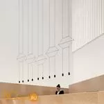 Подвесной светильник Vibia Wireflow 0332 04 /1B Black - Фото 1