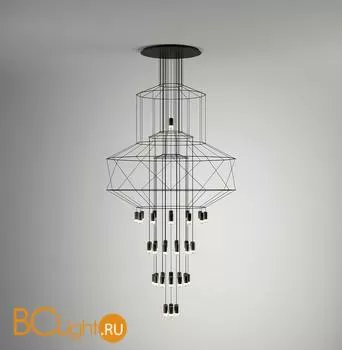 Подвесной светильник Vibia Wireflow 0374 04 /1A Black - Фото 0