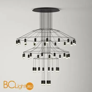 Подвесной светильник Vibia Wireflow 0377 04 /1A Black - Фото 0