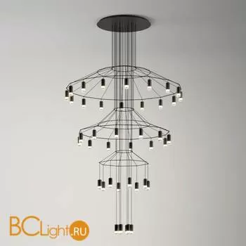 Подвесной светильник Vibia Wireflow 0378 04 /1A Black - Фото 0