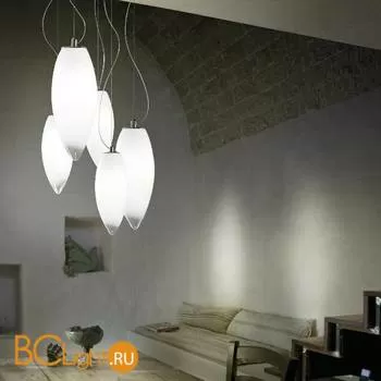 Подвесной светильник Vistosi BACO SP 5M1 BCSF NI E27 CE