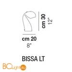 Настольная лампа Vistosi BISSA LT BCLU BC G9 CE - Схема