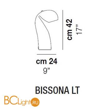 Настольная лампа Vistosi BISSO LT BCLU BC G9 CE - Схема