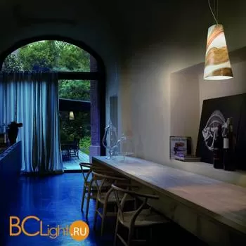 Подвесной светильник Vistosi Cleo SP D1 E27 BC/AV NI