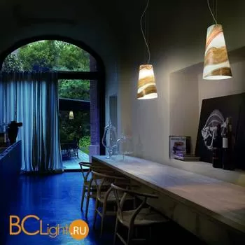 Подвесной светильник Vistosi Cleo SP D2 E27 BC/AV NI