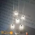 Подвесной светильник Vistosi Damasco SP 5 P ALO CR/CR NI