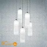 Подвесной светильник Vistosi Follia SP 5 P ALO BC/CR NI