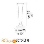 Настольная лампа Vistosi Goto LT G E27 SE/OR OR - Схема