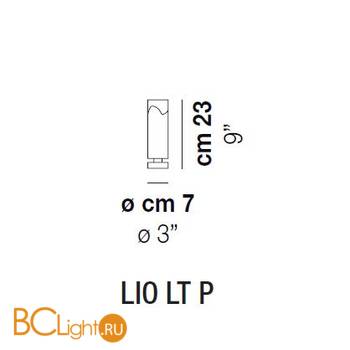 Настольная лампа Vistosi Lio LIO LT P CRBC NI G9 CE - Схема