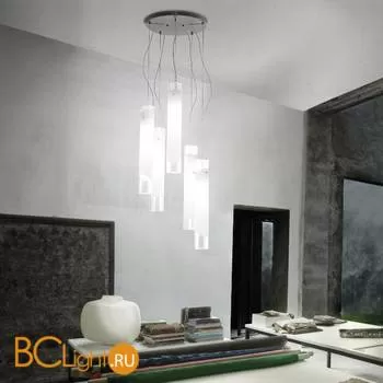 Подвесной светильник Vistosi Lio SP 5 P ALO CR/BC NI