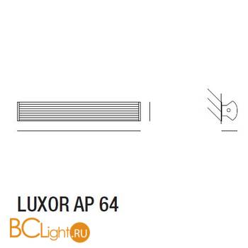 Настенный светильник Vistosi Luxor AP 64 FL BC NI - Схема