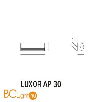 Настенный светильник Vistosi Luxor AP 30 E27 BC NI - Схема