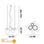 Подвесной светильник Vistosi Puppet Ring SPPUPRI7FUNN - Фото 2