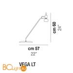 Настольная лампа Vistosi VEGA LT BC BC ALO CE - Схема