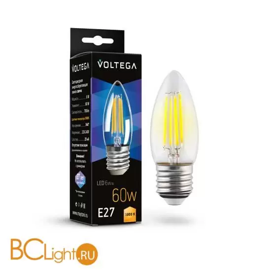 Лампа Voltega Candel matt 6W 7208