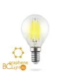 Лампа Voltega E14 Globe LED 6.5W Graphene 820Lm 4000K VG10-G45E14cold9W-F 7137 - Фото 0
