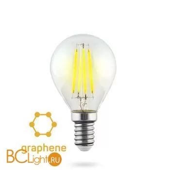 Лампа Voltega E14 Globe LED 6.5W Graphene 800Lm 2800K VG10-G45E14warm9W-F 7136 - Фото 1