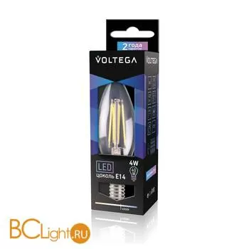Лампа Voltega E14 LED 4W 4000K 420Lm VG1-C1E14cold4W-F1 5710 - Фото 0