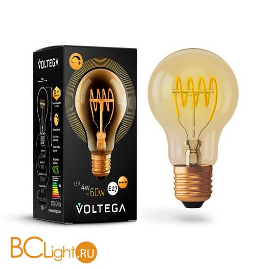 Лампа Voltega E27 LED 4W 250Lm 2000K VG10-A60GE27warm4W-FB 7078