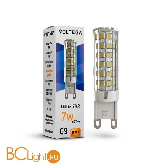 Лампа Voltega G9 LED 7W 530Lm 2800K VG9-K1G9warm7W 7036