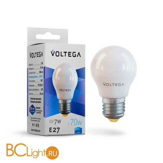 Лампа Voltega E27 LED 7W 650Lm 4000K VG2-G45E27cold7W 7053