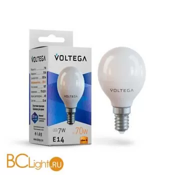 Лампа Voltega E14 LED 7W 630Lm 2800K VG2-G45E14warm7W 7054