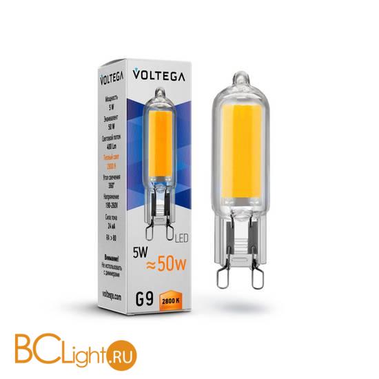 Лампа Voltega G9 LED 5W 400Lm 2800K VG9-K1G9warm5W 7090