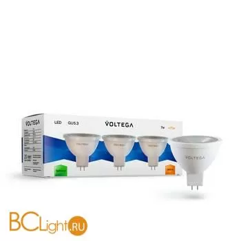 Комплект из 3-х ламп Voltega 7178 GU5.3 7W 2800K 580Lm