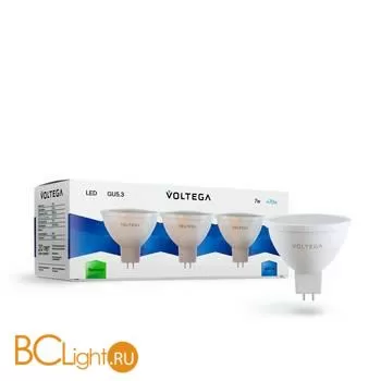 Комплект из 3-х ламп Voltega 7175 GU5.3 7W 4000K 580Lm