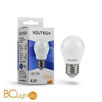 Лампа светодиодная E27 LED 10W 2800K 880Lm Voltega 8455 - Фото 0