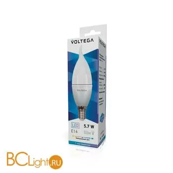 Лампа Voltega E14 LED 5.7W 4000K 480Lm VG2-CW2E14cold6W 5732 - Фото 0