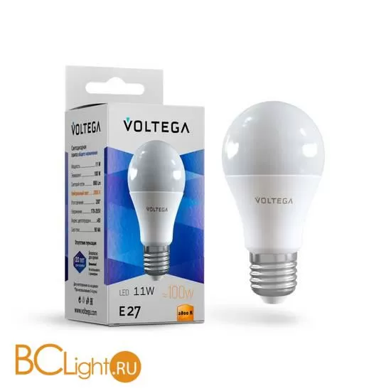 Лампа Voltega E27 LED 11W 2800K 880Lm VG2-А2E27warm11W 5737
