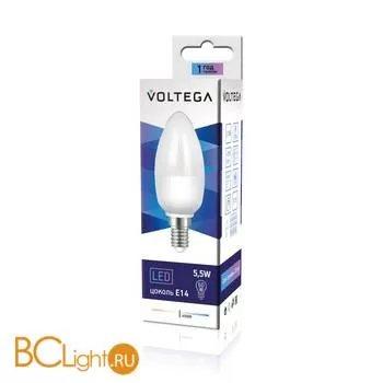 Лампа Voltega E14 LED 5.5W 4000K 470Lm VG3-C2E14cold6W 4713 - Фото 0