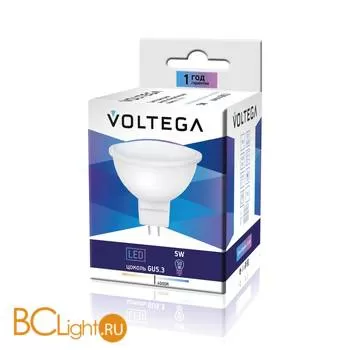 Лампа Voltega GU5.3 LED 5W 220V 4000K 450Lm VG3-S2GU5.3cold5W 4723 - Фото 0