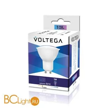Лампа Voltega GU10 LED 5W 220V 2800K 420Lm VG3-S2GU10warm5W 4726 - Фото 0