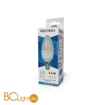 Лампа Voltega E14 LED 5,4W 2800K VG4-C2E14warm5W 5741 - Фото 0