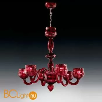 Люстра Voltolina Accademia 6L rosso
