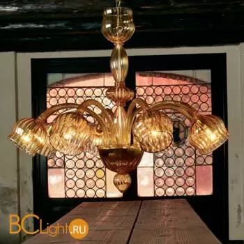 Люстра Voltolina Accademia 8L BB ambra