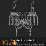 Бра Voltolina Applique Alicante 2L Oro - Схема