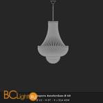 Подвесной светильник Voltolina Amsterdam Impero 60 Oro - Схема