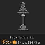 Настольная лампа Voltolina Lumetto Bach 1L - Схема