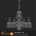 Люстра Voltolina Barcelona 12L Oro - Схема