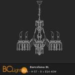 Люстра Voltolina Barcelona 8L Oro - Схема