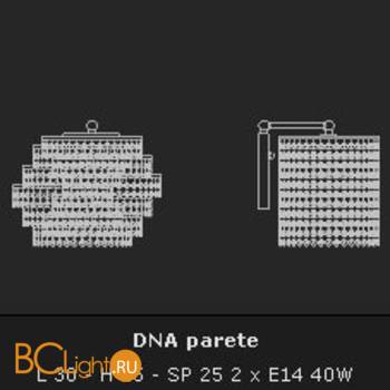 Бра Voltolina Applique Dna Nikel - Схема