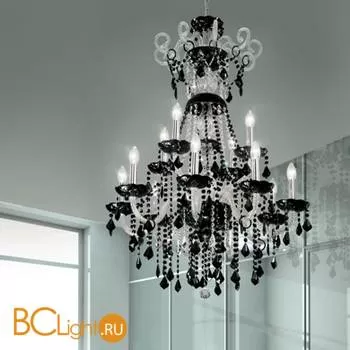 Люстра Voltolina Vogue Dream 8+4L Nikel Nero