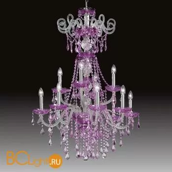 Люстра Voltolina Vogue Dream 8+4L Nikel LILLA