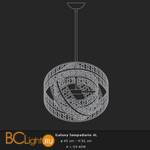 Потолочный светильник Voltolina Galaxy diam. 40 cromo - Схема